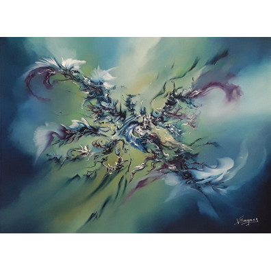 SAKYALA oeuvre unique et originale de Virginie Segers