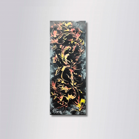 ADAN – Peinture abstraite contemporaine 20X50 – Virginie Segers