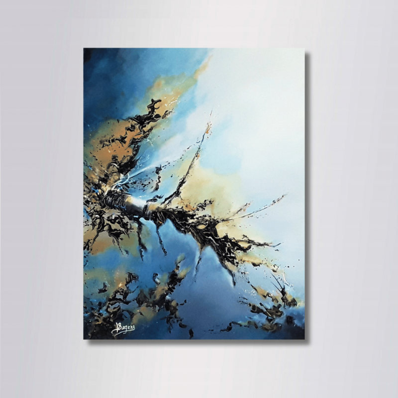 CHALMA – Peinture abstraite contemporaine 30X40 – Virginie Segers