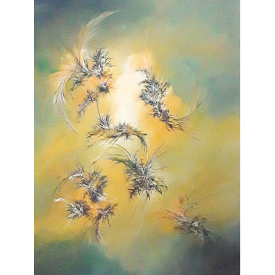 HANABI – Peinture abstraite contemporaine 60X80 – Virginie Segers