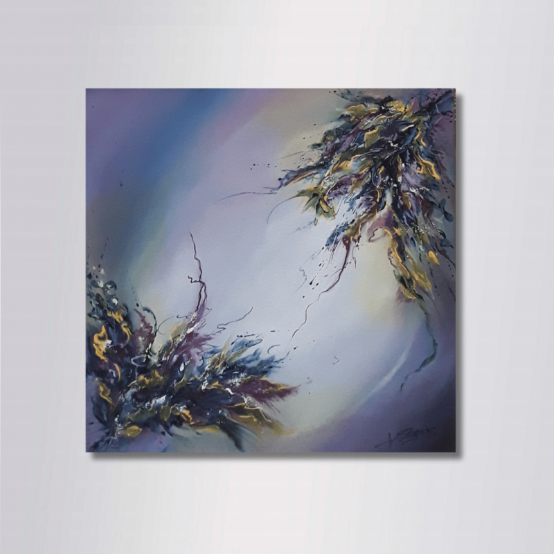 SELIONE – Peinture abstraite contemporaine 30X30 – Virginie Segers