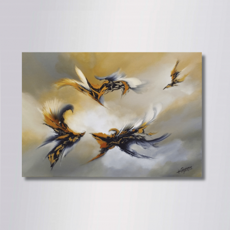 VAIRA- 55X38- peinture abstraite originale | Virginie Segers