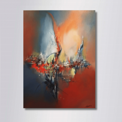 Tableau Abstrait CELYA 60X80 Virginie Segers