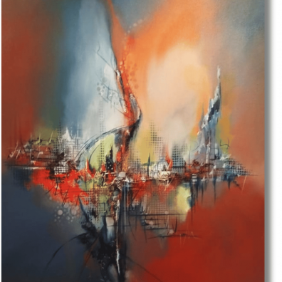 Tableau Abstrait CELYA 60X80 Virginie Segers