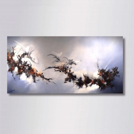 Tableau Abstrait FAE 100X50  Virginie Segers