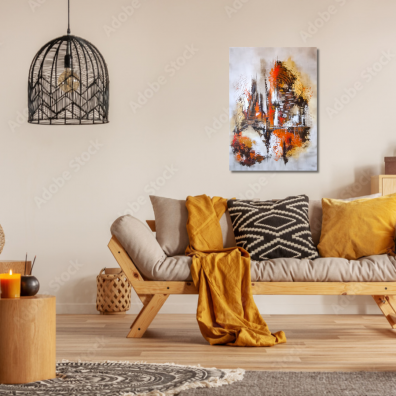 Tableau Abstrait AFAQ 50x70  de Virginie Segers